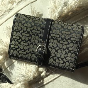Black coach wallet